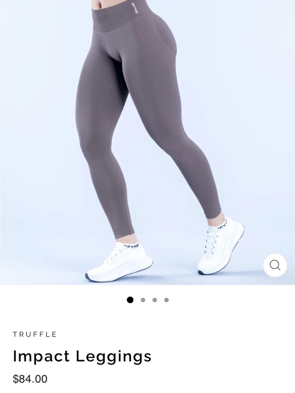DFYNE - Impact Leggings - Truffle Brown